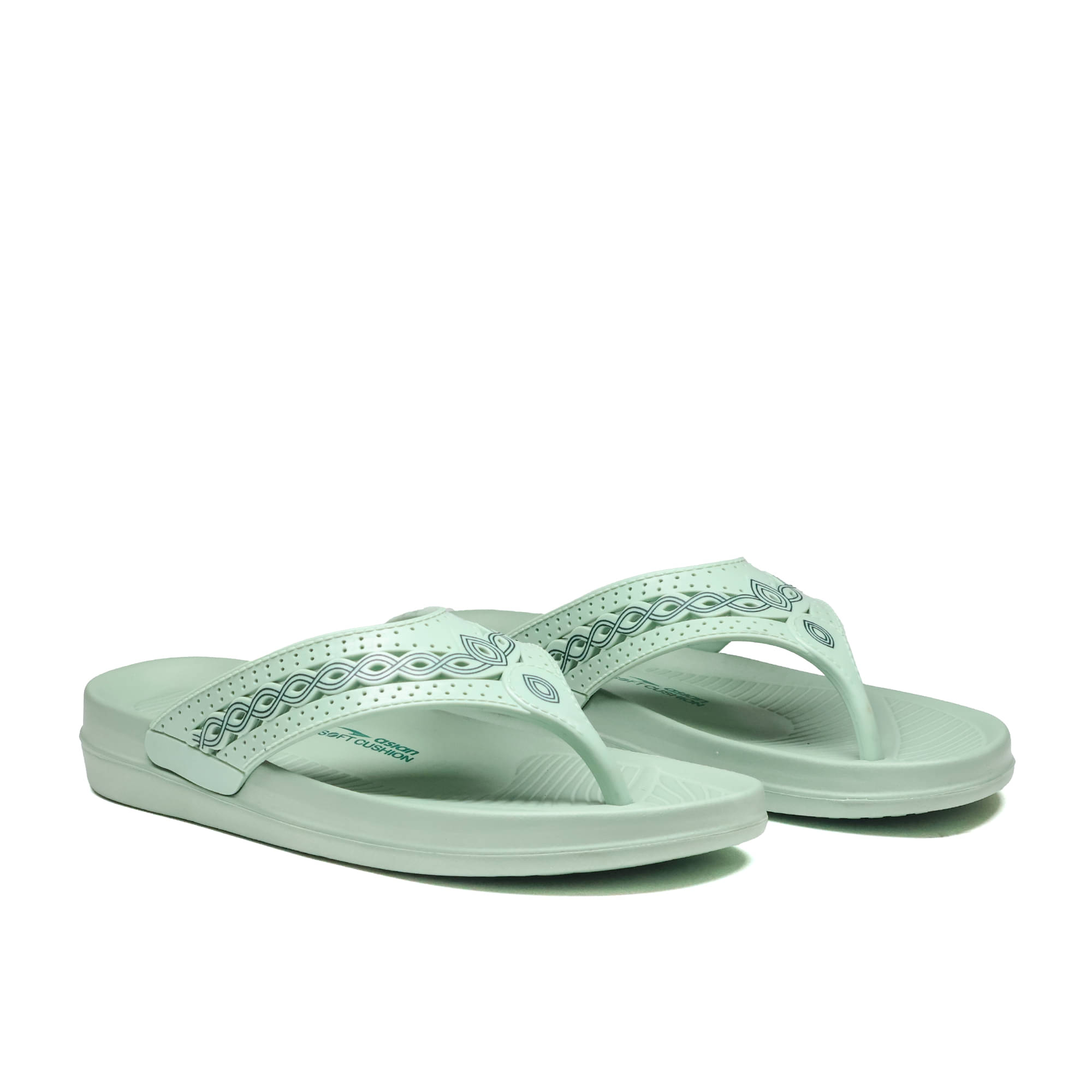     			ASIAN Green Women's Slipper
