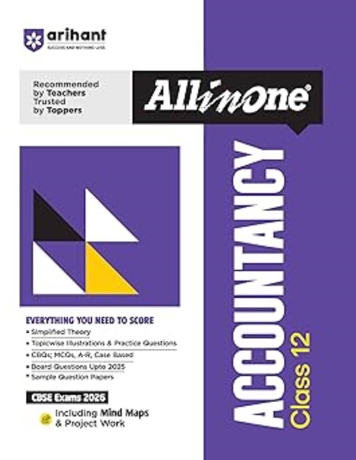     			Arihant All in One Accountancy Class 12 for CBSE Exams 2025-26