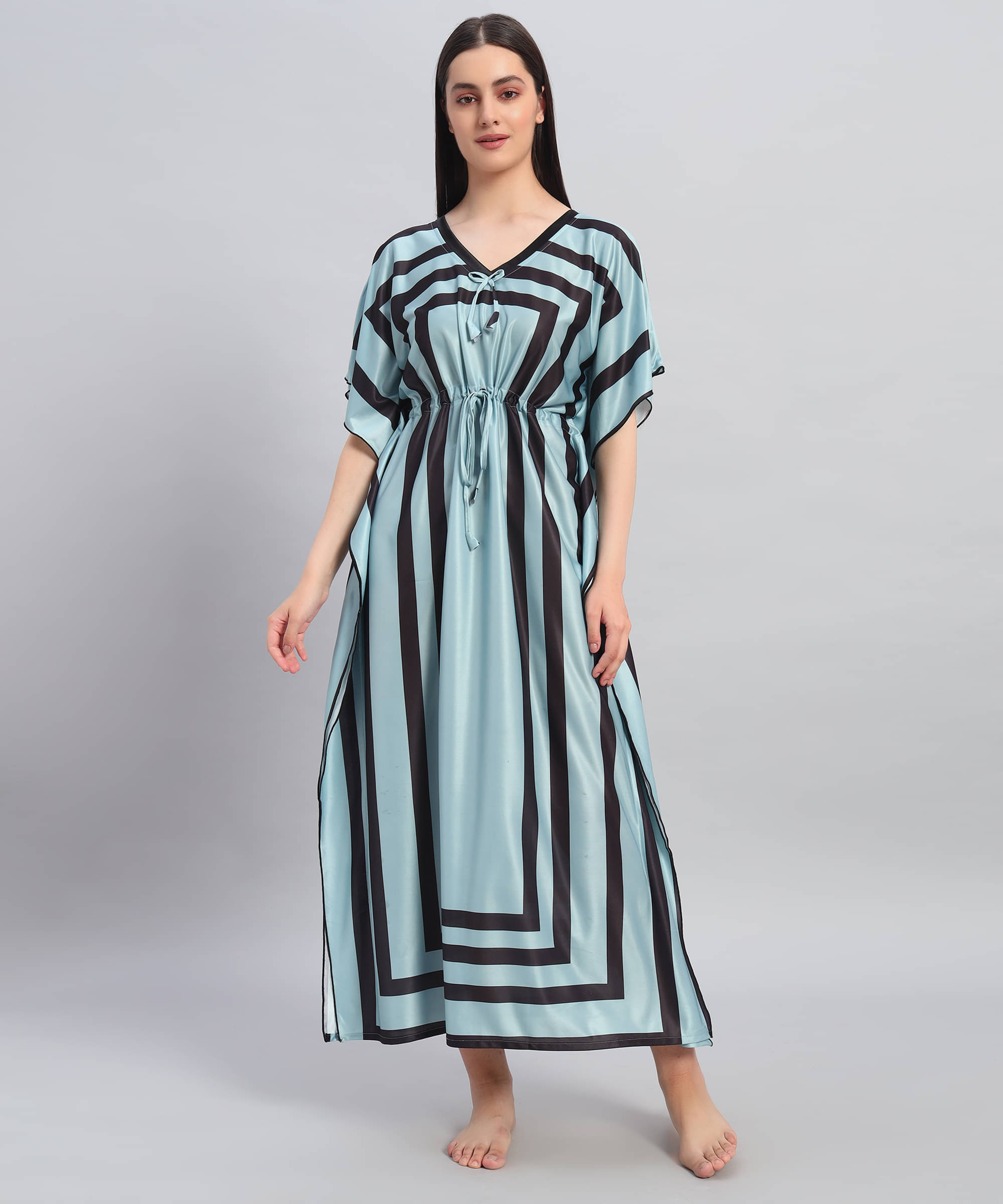 BRYLES Multi Color Satin Women's Nightwear Night Dress ( Pack of 1 )     			BRYLES Multi Color Satin Women's Nightwear Night Dress ( Pack of 1 )