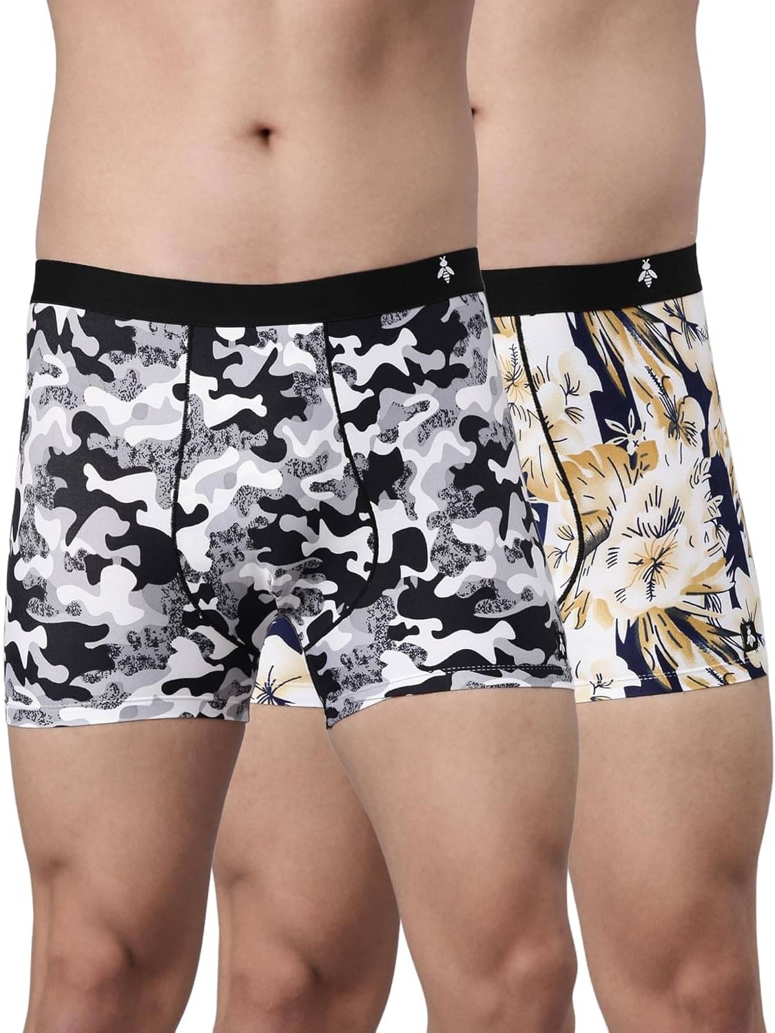Buzz Pack of 2 Polyester Trunks For Men's ( Multicolor ) Buzz Pack of 2 Polyester Trunks For Men's ( Multicolor )