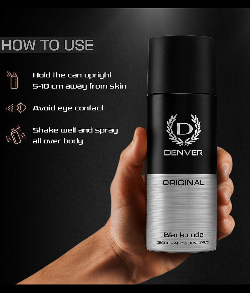 Buy Denver Black Code Pocket Pack of 2 · 168 ml (336 ml total) - Image 3