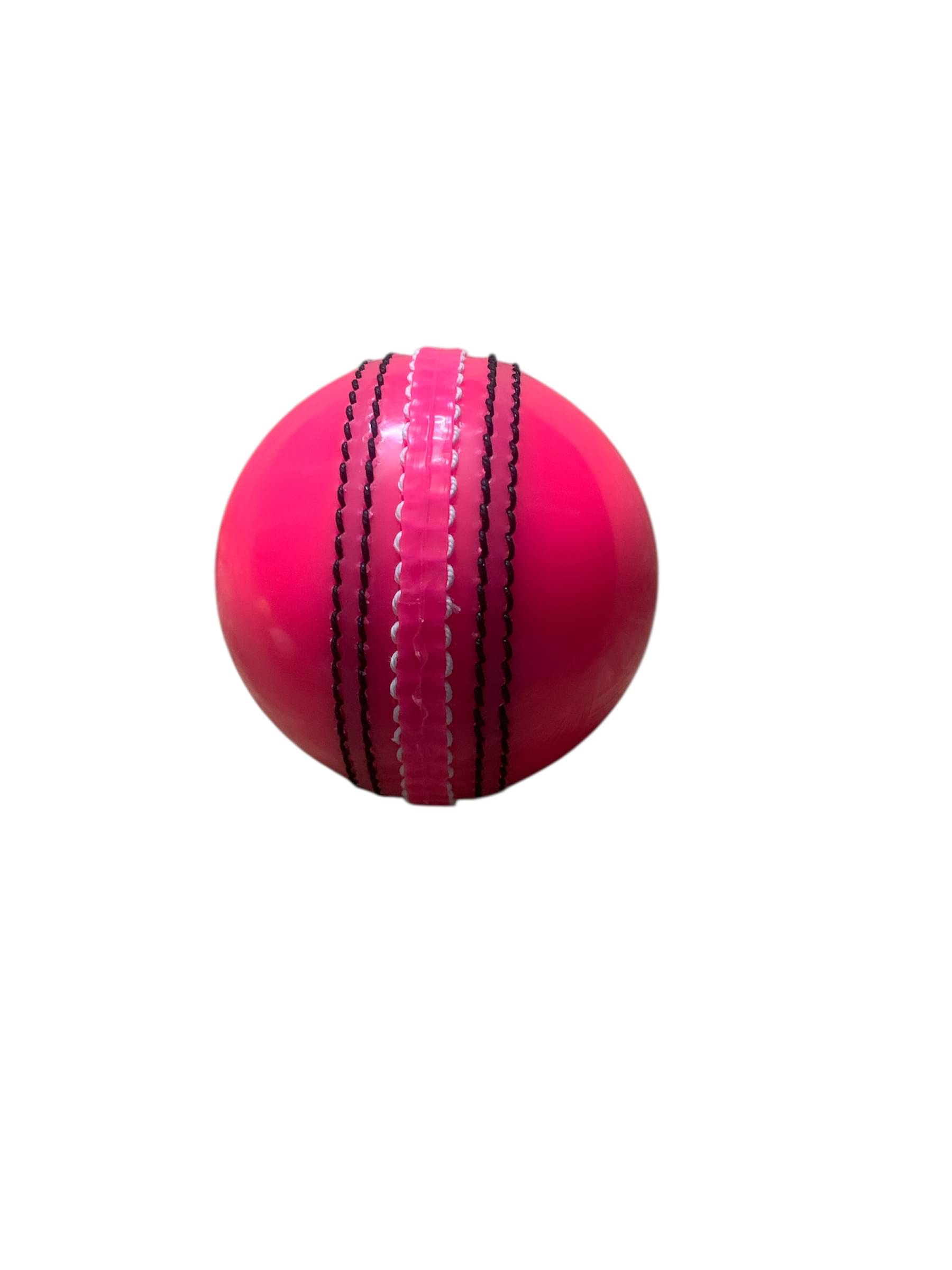     			EmmEmm Premium New Generation True Bounce Pink Stitched PVC Cricket Ball (Pack of 1)