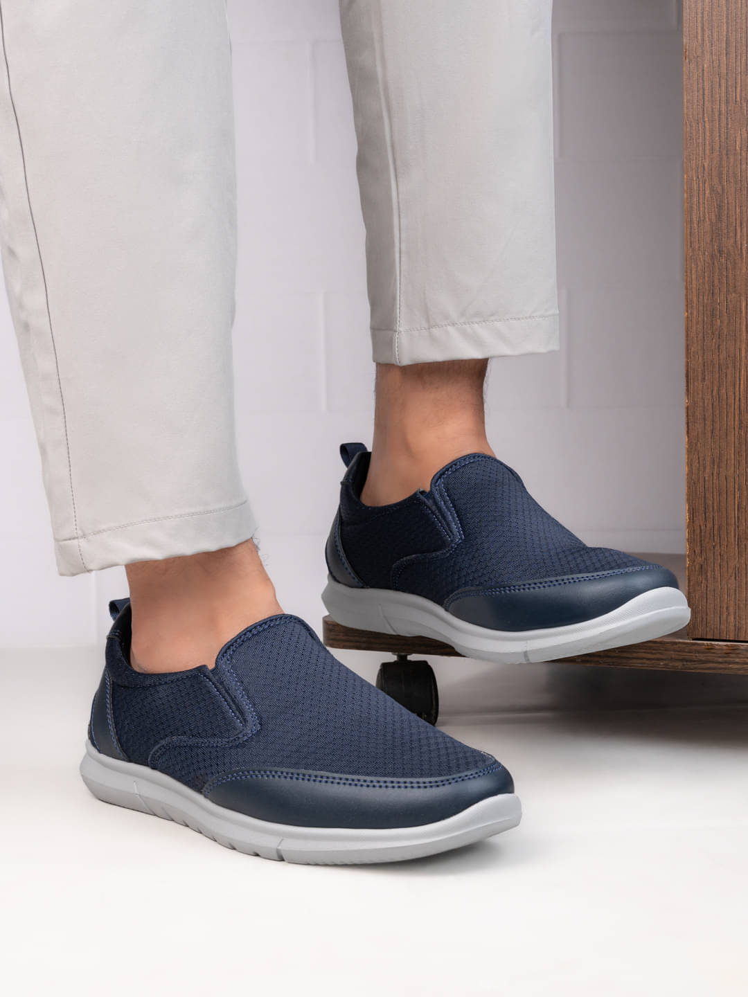     			Fentacia Fentacia Men Blue Shoes Blue Men's Slip-on Shoes