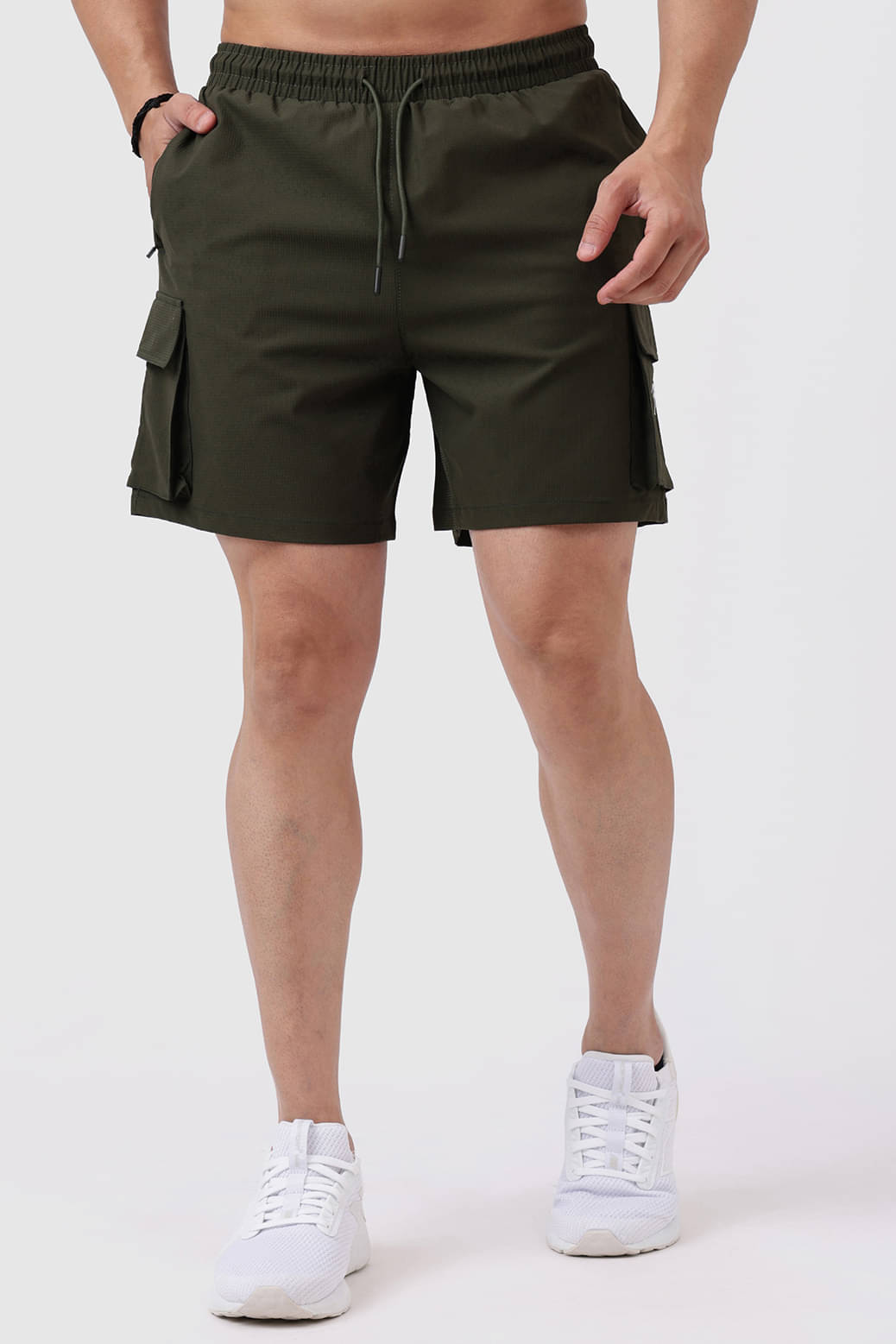 Fuaark Green Polyester Men's Gym Shorts ( Pack of 1 ) Fuaark Green Polyester Men's Gym Shorts ( Pack of 1 )