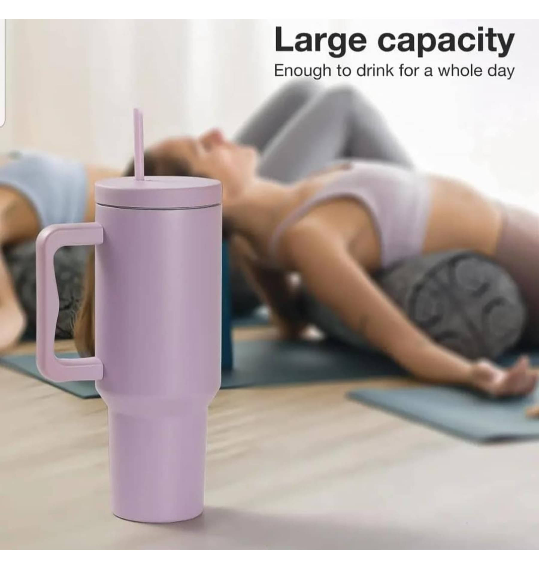     			GMPex Large Size Tumbler Bottle with Straw for Gym Hiking (Mix Color)