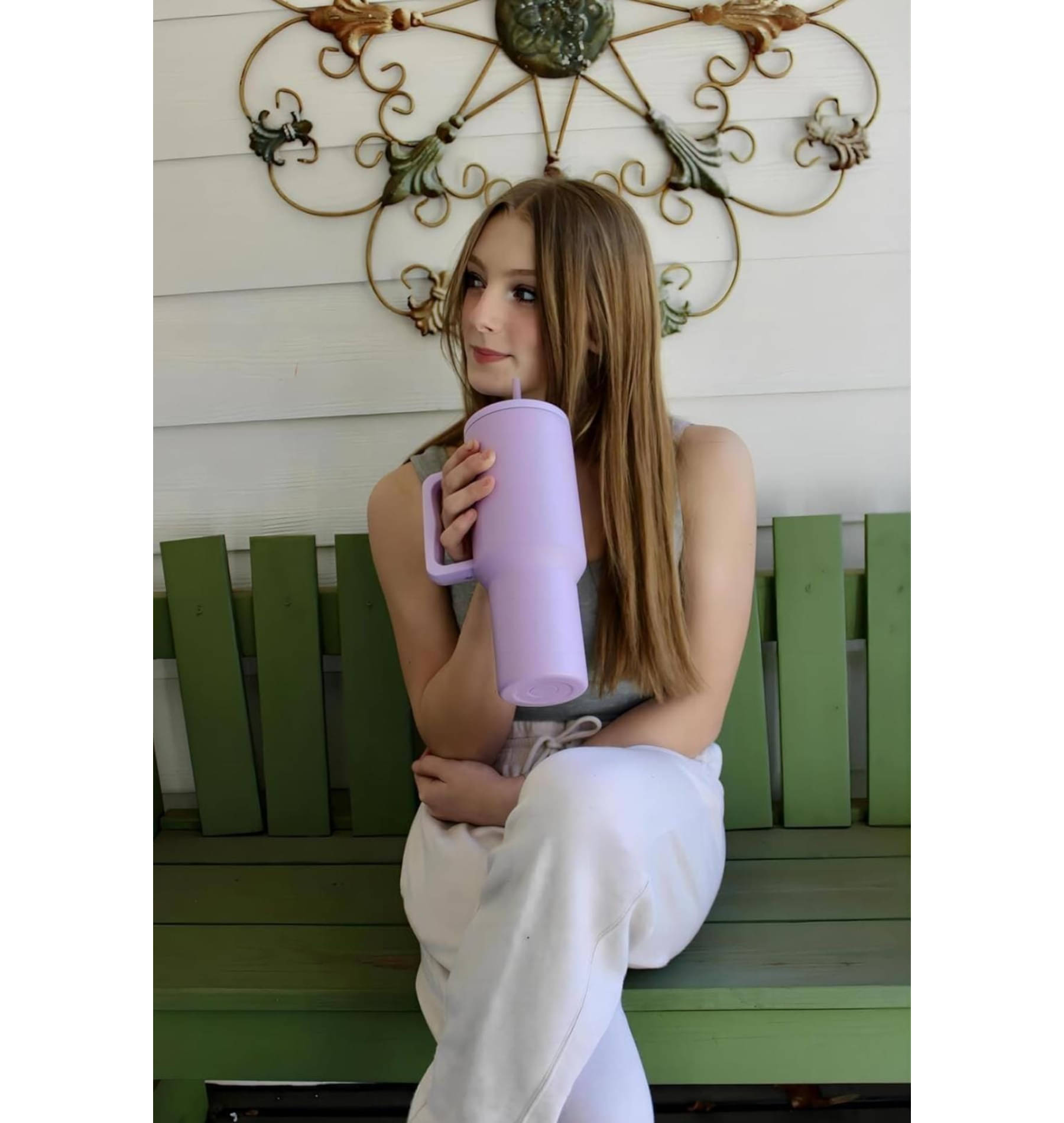     			GMPex Tumbler Bottle with Straw for School College Large Size (Mix Color)