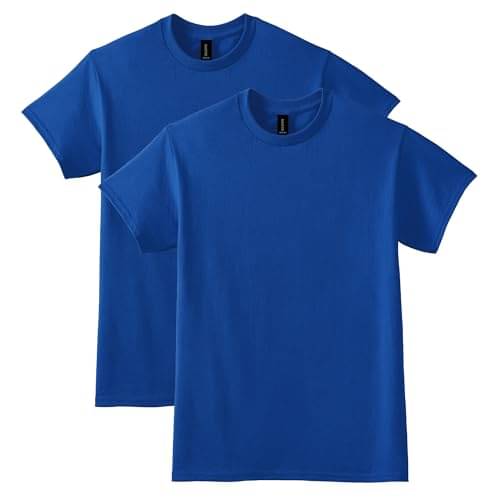 Gildan Men 100% Cotton Regular Fit Solid T-Shirt ( Navy Blue ) Gildan Men 100% Cotton Regular Fit Solid T-Shirt ( Navy Blue )