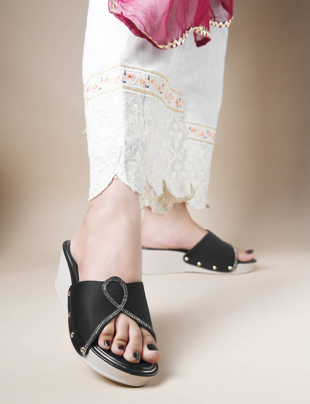    			JM Looks Black Women's Sandal Heels