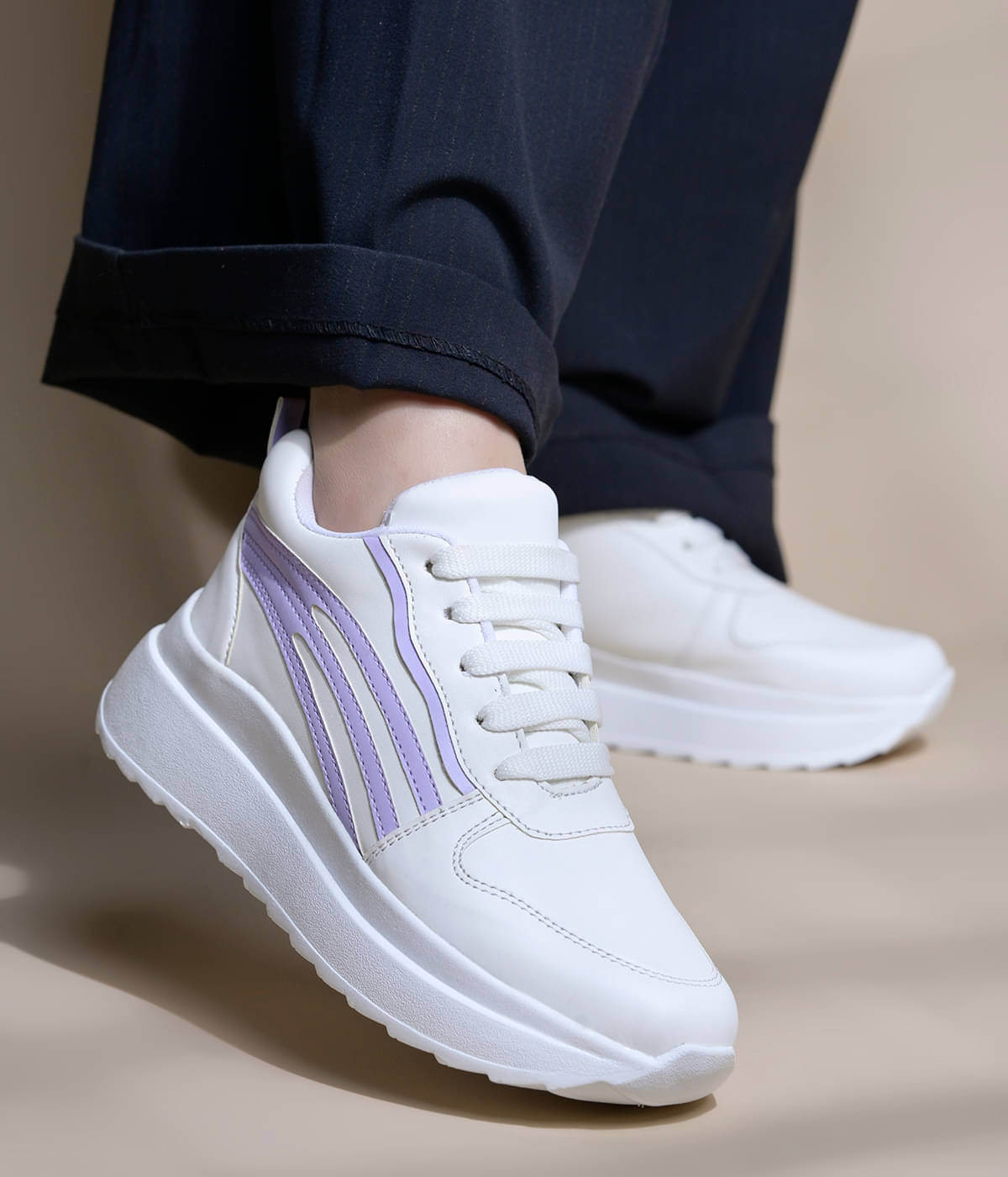     			JM Looks Lavender Women's Sneakers