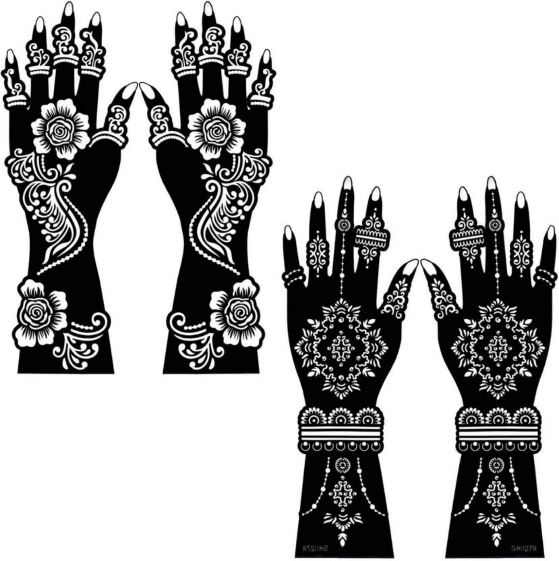     			JMC Unique Mehndi Stencil for Bridal Henna Tattoo Body Tattoo