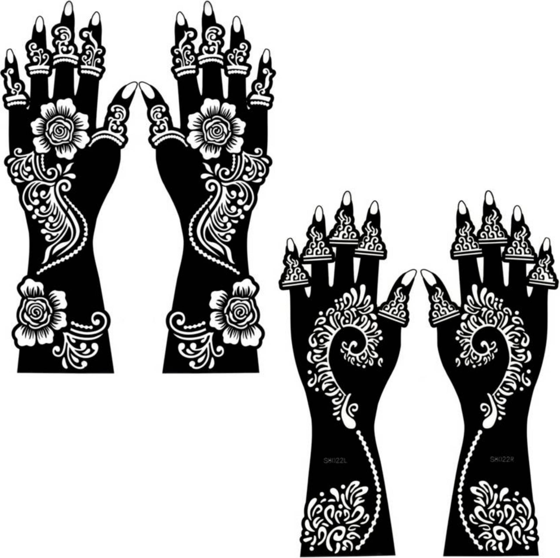 JMC Unique Mehndi Stencil for Bridal Henna Tattoo Body Tattoo JMC Unique Mehndi Stencil for Bridal Henna Tattoo Body Tattoo