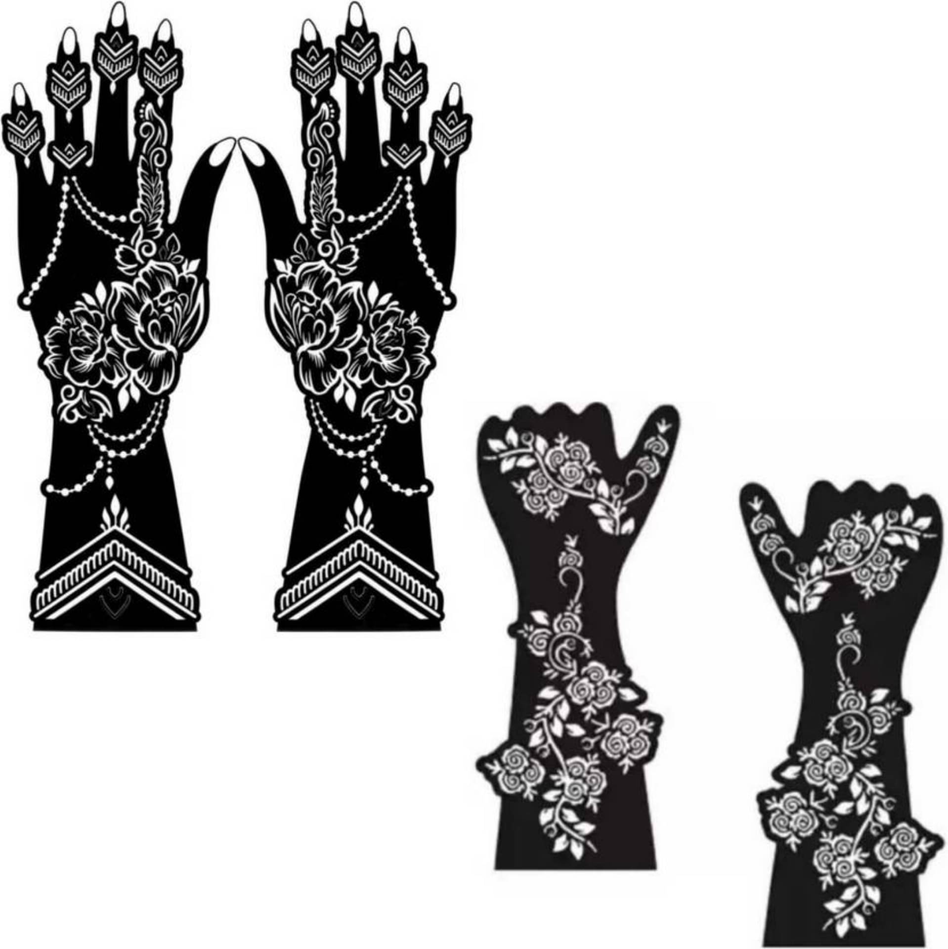 JMC Unique Mehndi Stencil for Bridal Henna Tattoo Body Tattoo JMC Unique Mehndi Stencil for Bridal Henna Tattoo Body Tattoo