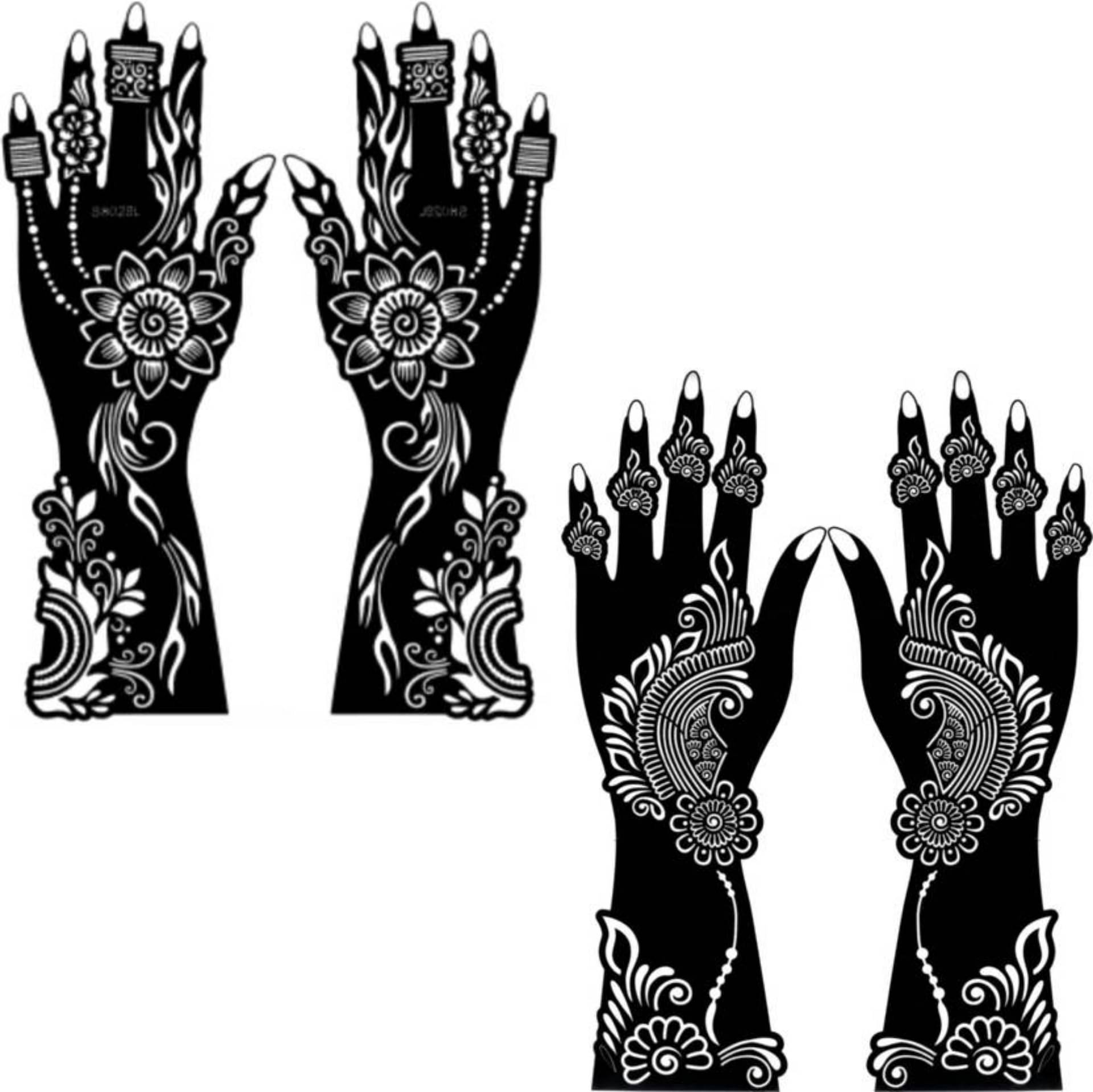     			JMC Unique Mehndi Stencil for Bridal Henna Tattoo Body Tattoo