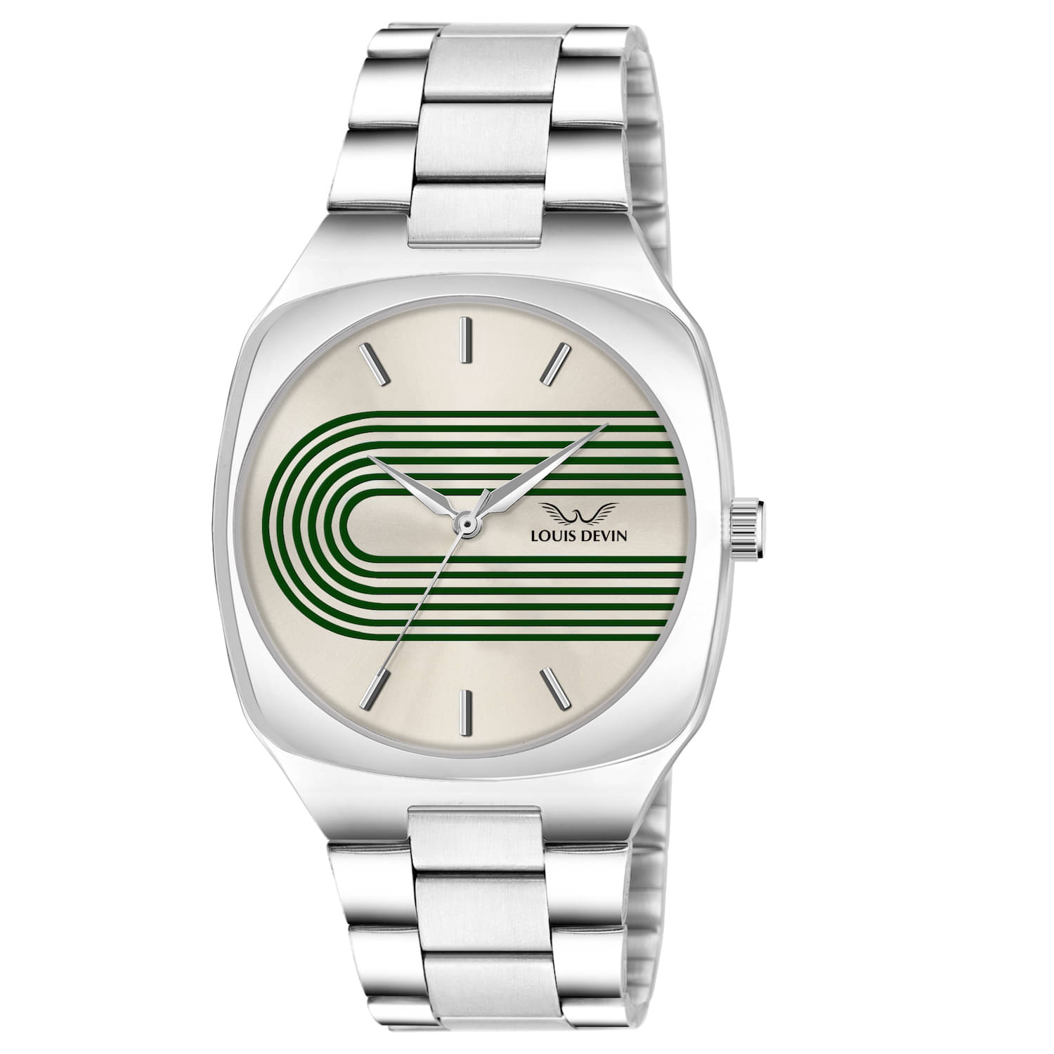     			LOUIS DEVIN Silver Metal Analog Men's Watch