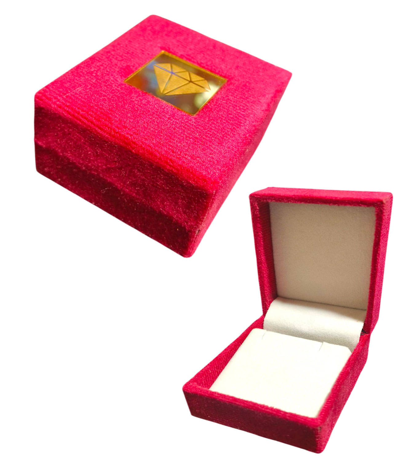 Luxury Maroon Velvet Stud Earring Box with Diamond Logo | 7CM X 6CM X 4CM | BX021 | Spring Closure | Stud Earring Box Storage | Vanity Box (Maroon Velvets) Luxury Maroon Velvet Stud Earring Box with Diamond Logo | 7CM X 6CM X 4CM | BX021 | Spring Closure | Stud Earring Box Storage | Vanity Box (Maroon Velvets)
