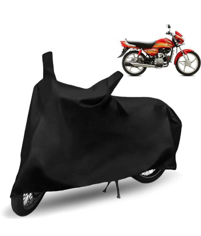     			Mahek Accessories - Black Bike Body Cover For Hero HF Deluxe (Pack Of 1)
