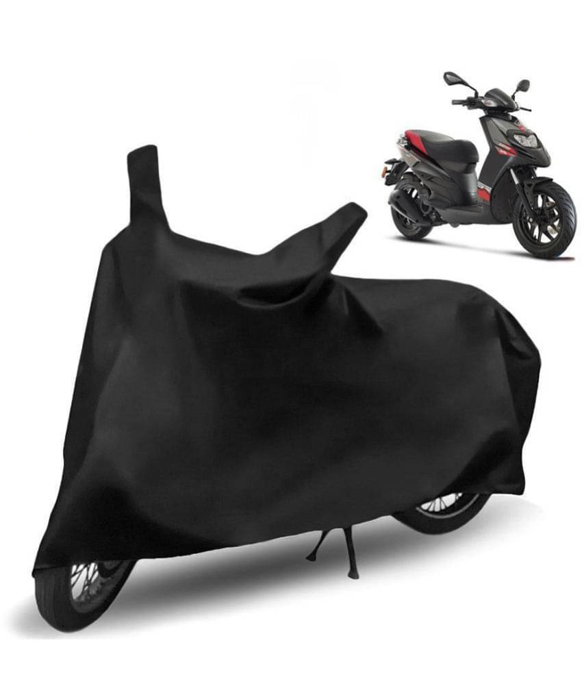 Mahek Accessories - Black Bike Body Cover For Aprilia SR 125 (Pack Of1) Mahek Accessories - Black Bike Body Cover For Aprilia SR 125 (Pack Of1)
