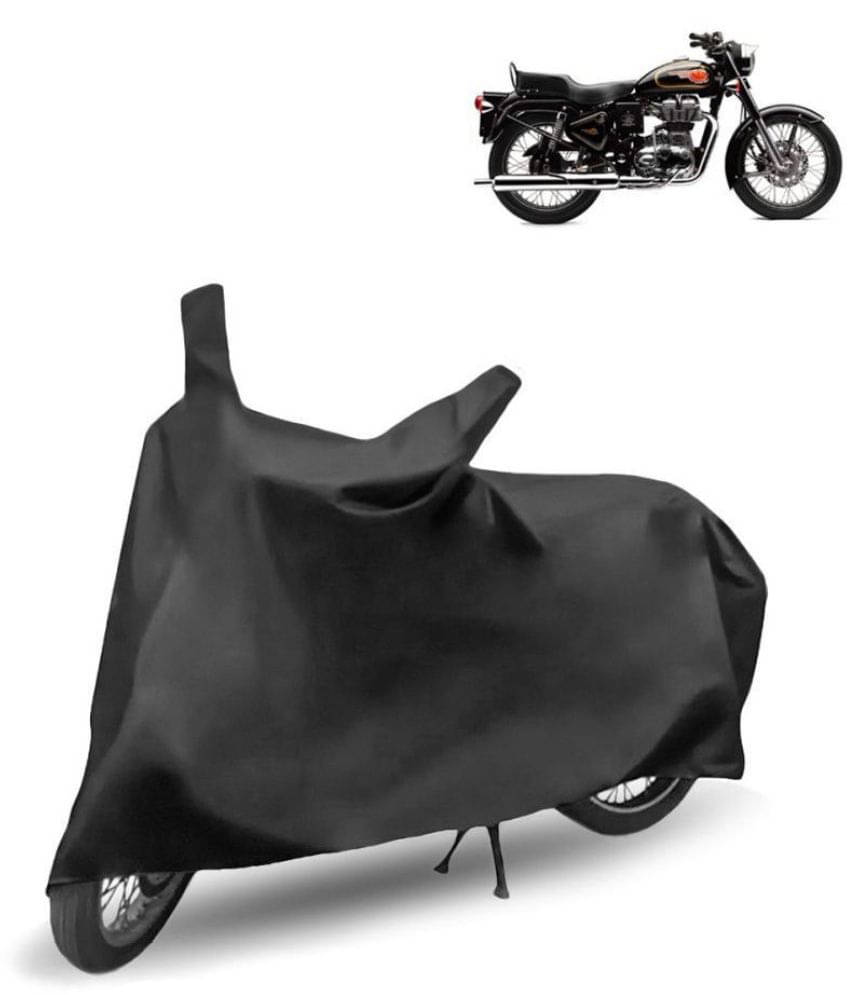     			Mahek Accessories - Black Bike Body Cover For Royal Enfield Bullet 350 (Pack Of1)