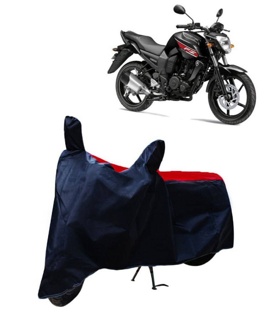     			Mahek Accessories Dustproof Bike Cover For Yamaha Fz 16 with Mirror Pocket - Red & Blue