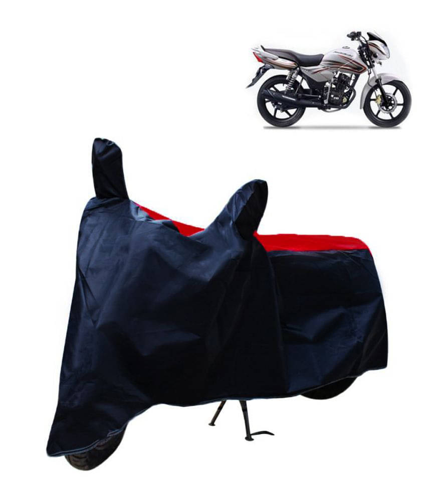 Mahek Accessories Dustproof Bike Cover For TVS Phoenix with Mirror Pocket - Red & Blue Mahek Accessories Dustproof Bike Cover For TVS Phoenix with Mirror Pocket - Red & Blue