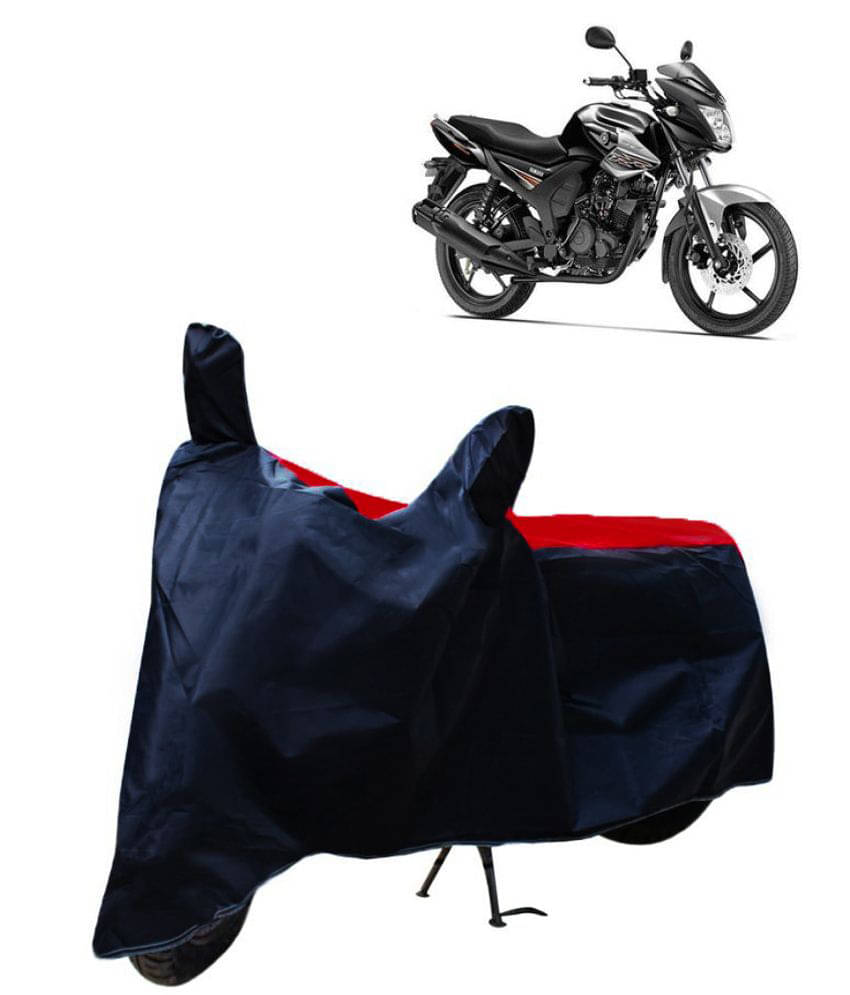     			Mahek Accessories Dustproof Bike Cover For Yamaha SZ-RR with Mirror Pocket - Red & Blue