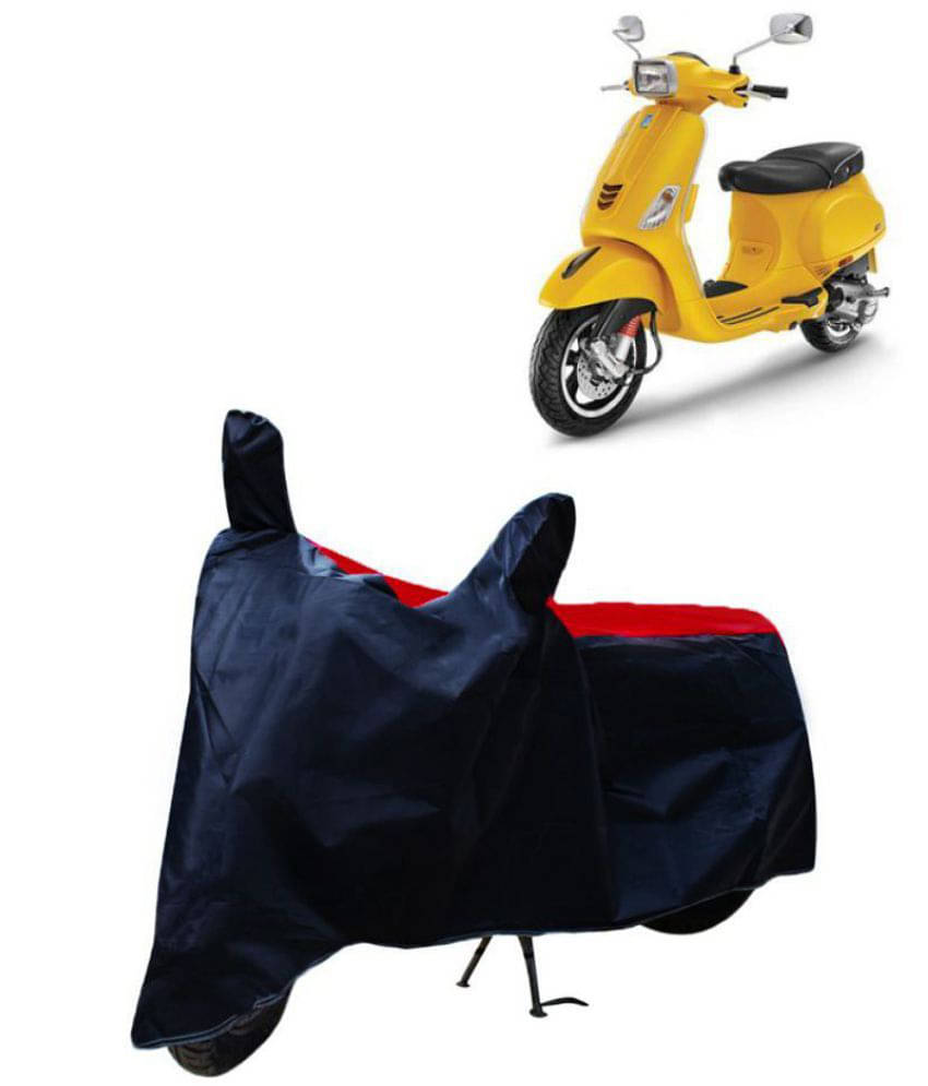 Mahek Accessories - Red & Blue Bike Body Cover For Piaggio Vespa SXL 150 (Pack Of1) Mahek Accessories - Red & Blue Bike Body Cover For Piaggio Vespa SXL 150 (Pack Of1)