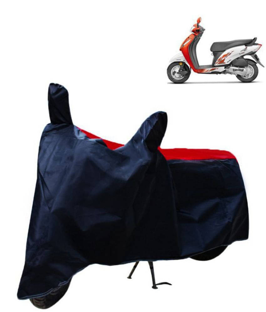     			Mahek Accessories - Red & Blue Bike Body Cover For Honda Activa I (Pack Of1)