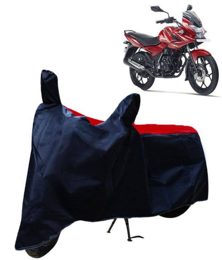 Mahek Accessories - Red & Blue Bike Body Cover For Bajaj Discover 150F (Pack Of1) Mahek Accessories - Red & Blue Bike Body Cover For Bajaj Discover 150F (Pack Of1)
