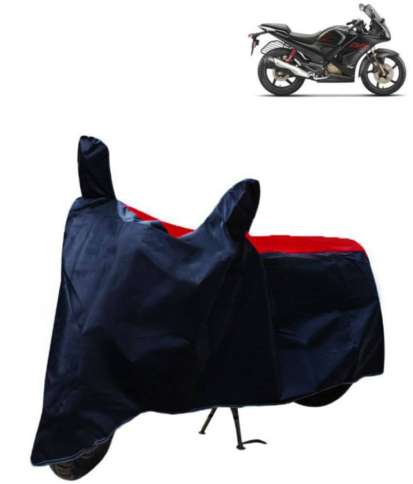 Mahek Accessories - Red & Blue Bike Body Cover For Hero Karizma ZMR (Pack Of1) Mahek Accessories - Red & Blue Bike Body Cover For Hero Karizma ZMR (Pack Of1)