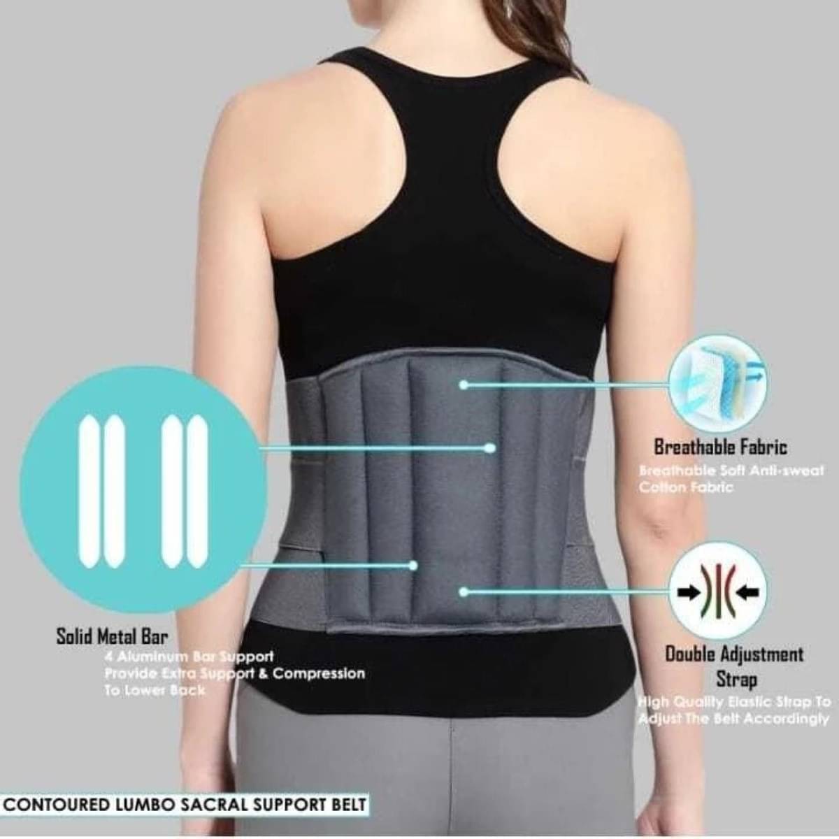     			Mulkraj Ortho Back Support Belt ( Free Size - Size )