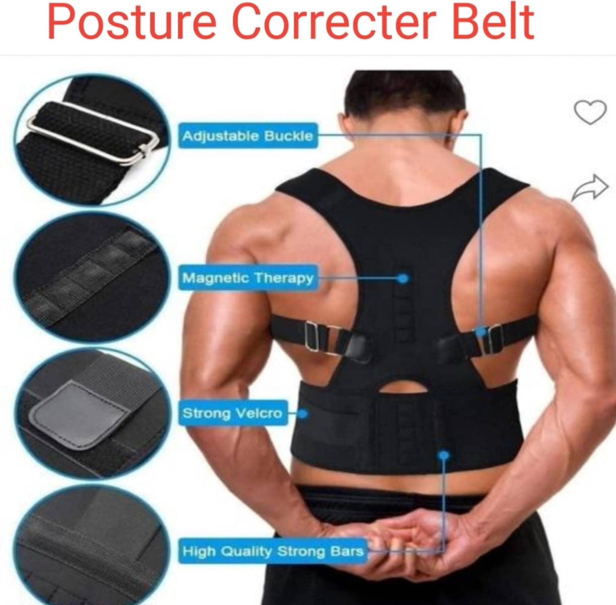     			Mulkraj Ortho Back Support Belt ( Free Size - Size )