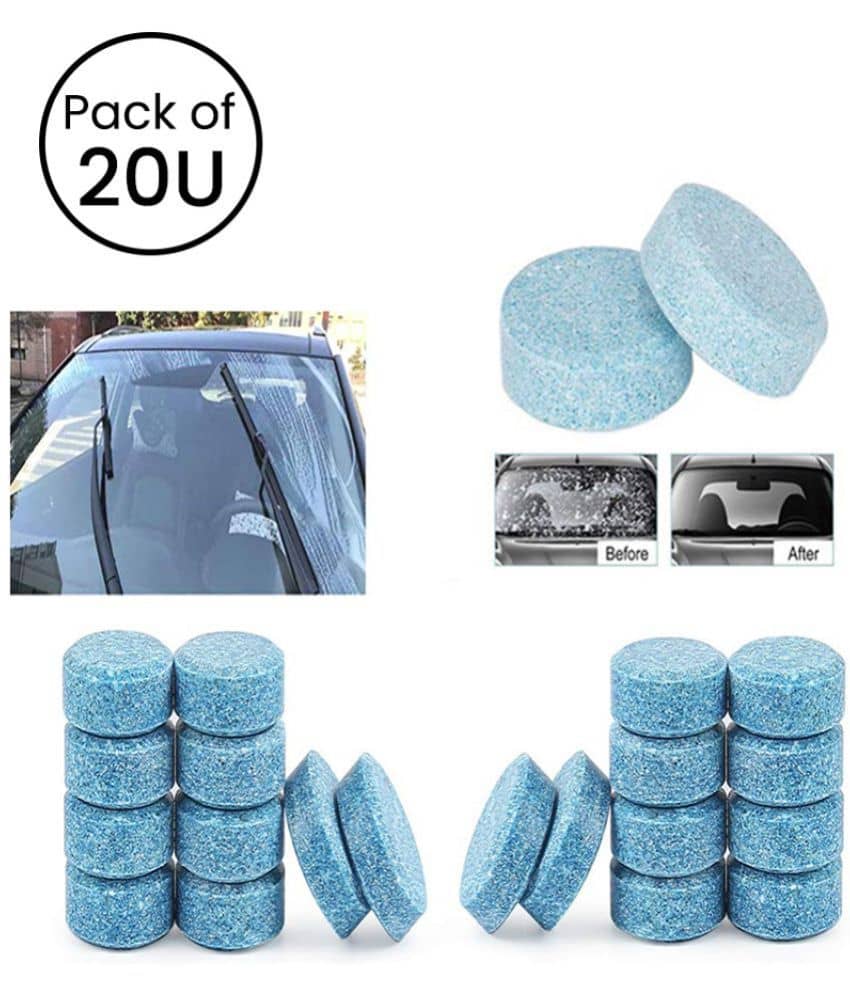 PROGIENCE - Car Accessories in 20PCS/1 Set Car Wiper Detergent Effervescent Washer Windshield Glass Cleaning Tablets car accessories