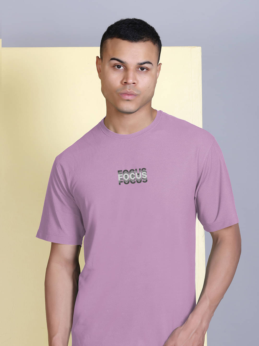     			Promount Men Polyester Regular Fit Printed T-Shirt ( Pink )