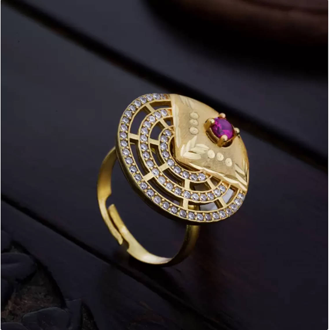    			Rhosyn Pink Golden Ring ( Pack of 1 )