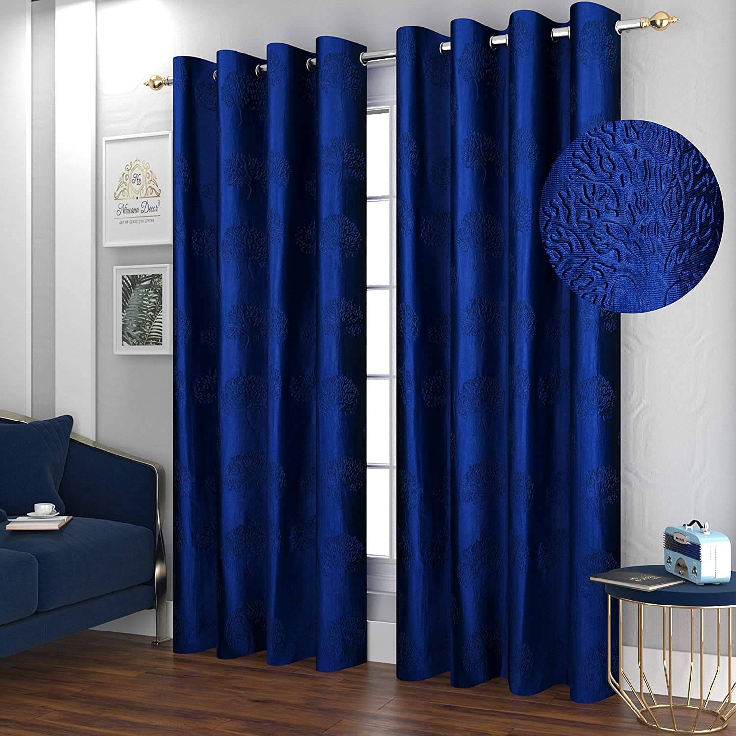 Sai Arpan Abstract Printed Semi-Transparent Eyelet Curtain 7 ft ( Pack of 2 ) - Multicolor Sai Arpan Abstract Printed Semi-Transparent Eyelet Curtain 7 ft ( Pack of 2 ) - Multicolor