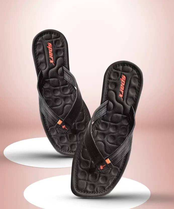     			Sparx Black Men's Daily Slipper