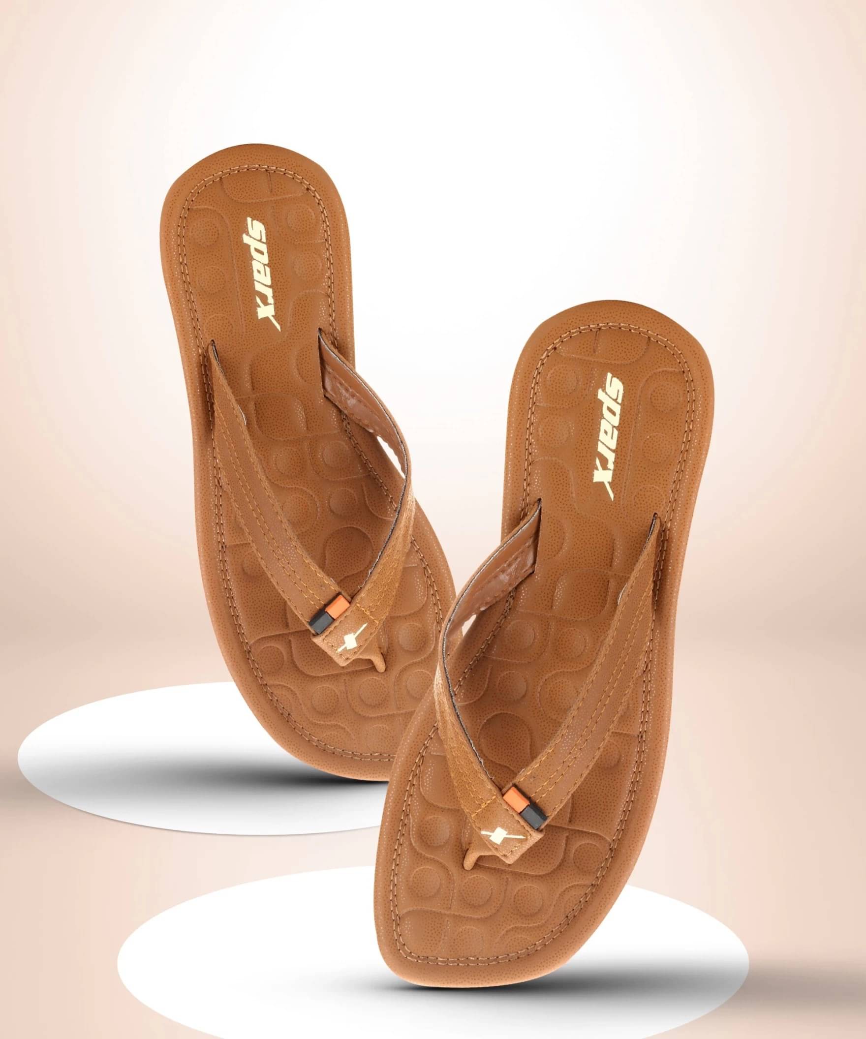     			Sparx Tan Men's Daily Slipper