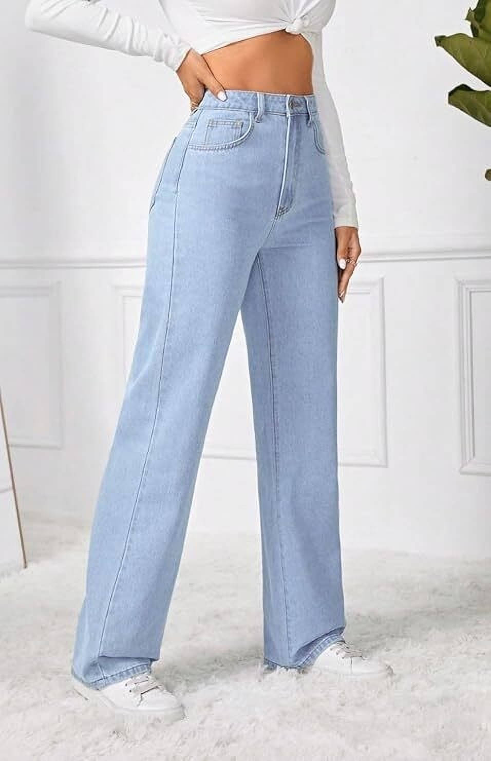     			Star4well Women Slim Fit Waist Jeans