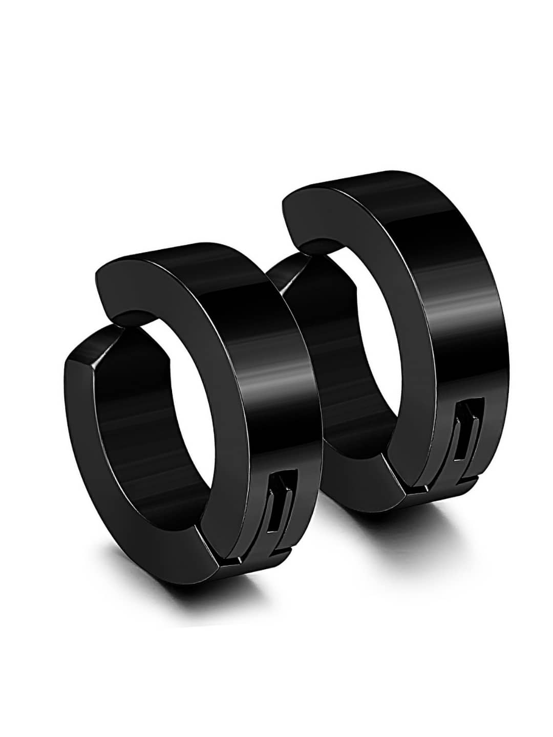 Style Wind Black Wide Press Bali Earring - Earrings | Buy online on ZillyBuy