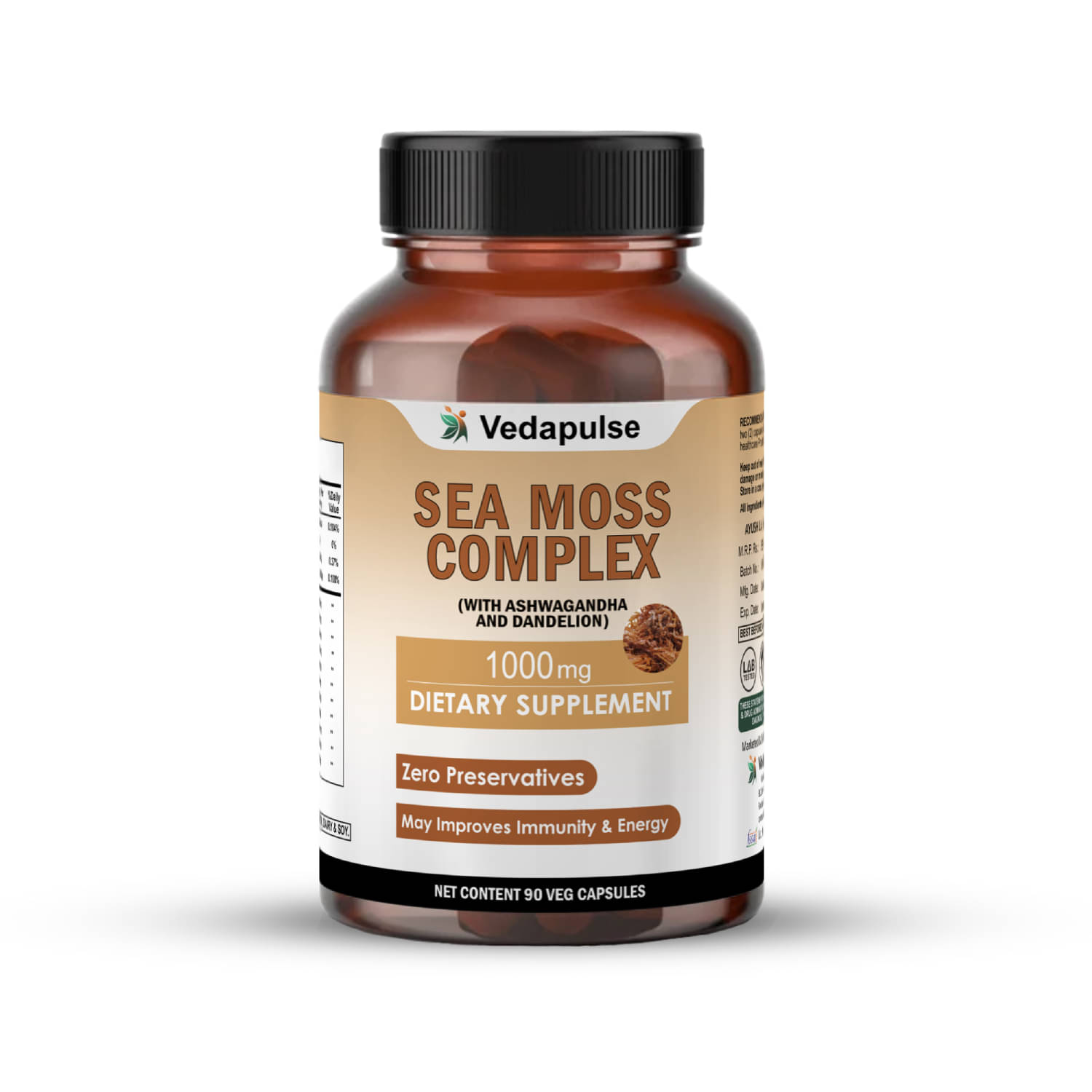Vedapulse Sea Complex Capsule 100 gm Pack Of 1 Vedapulse Sea Complex Capsule 100 gm Pack Of 1