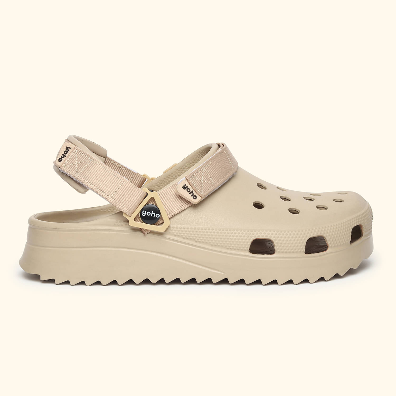     			Yoho - Beige Men's Clogs