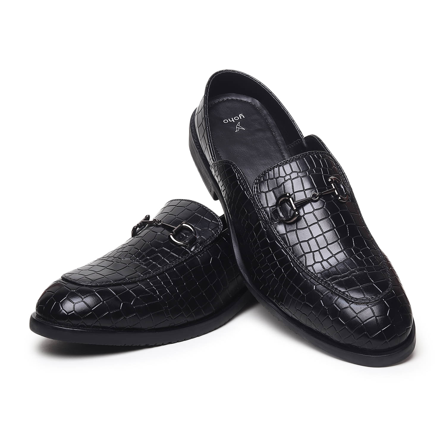     			Yoho Black Men's Slip on