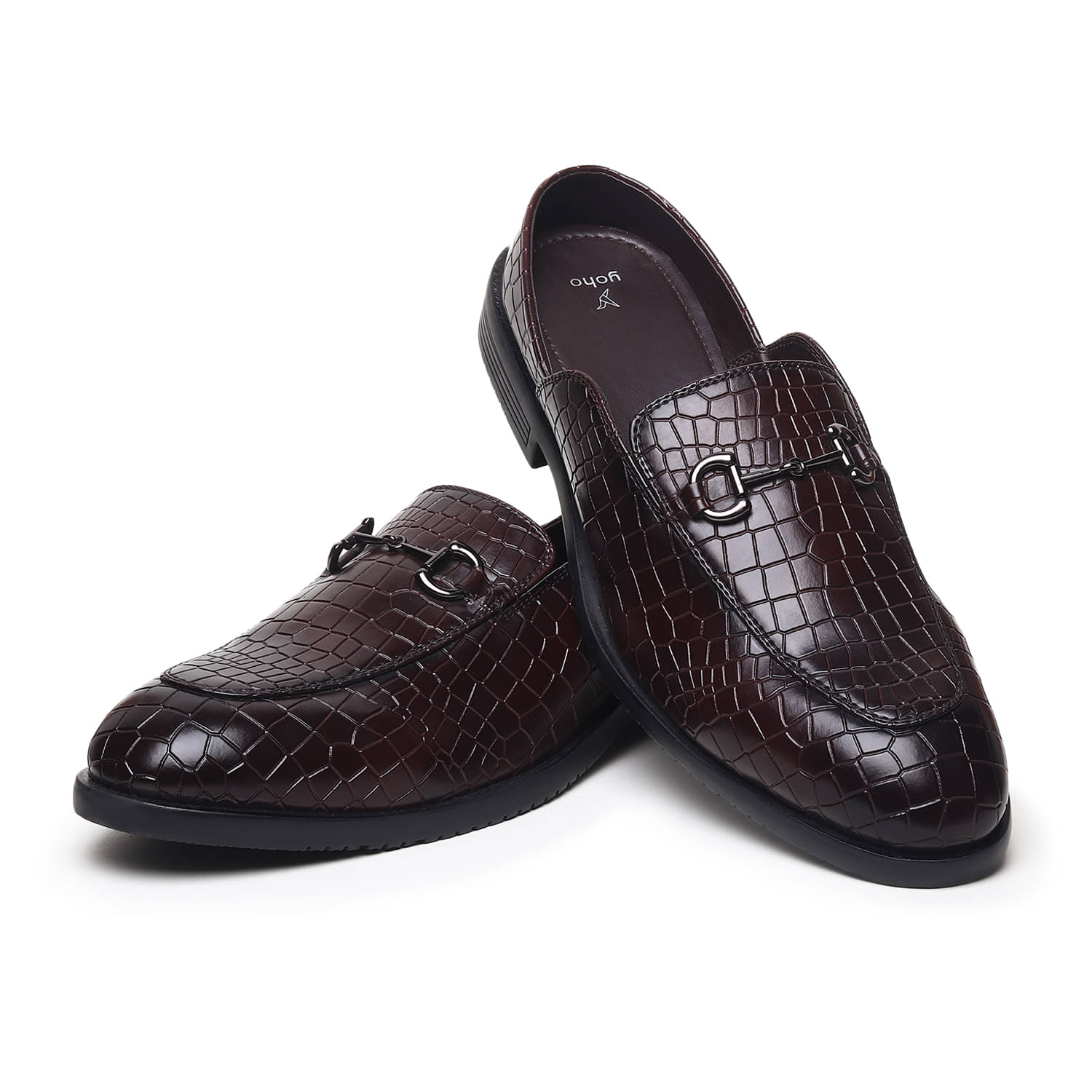     			Yoho Brown Men's Slip on