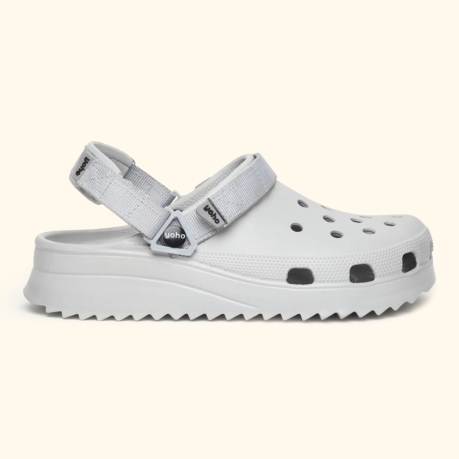     			Yoho - Light Grey Men's Clogs