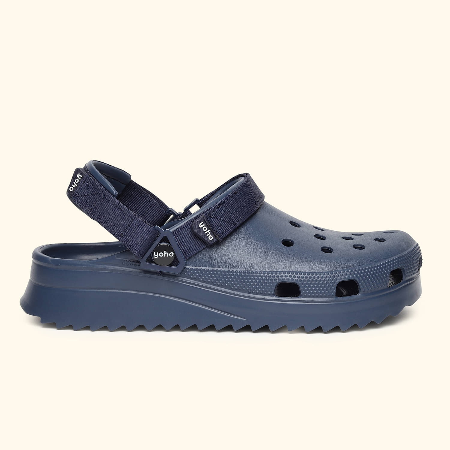     			Yoho - Navy Blue Men's Clogs