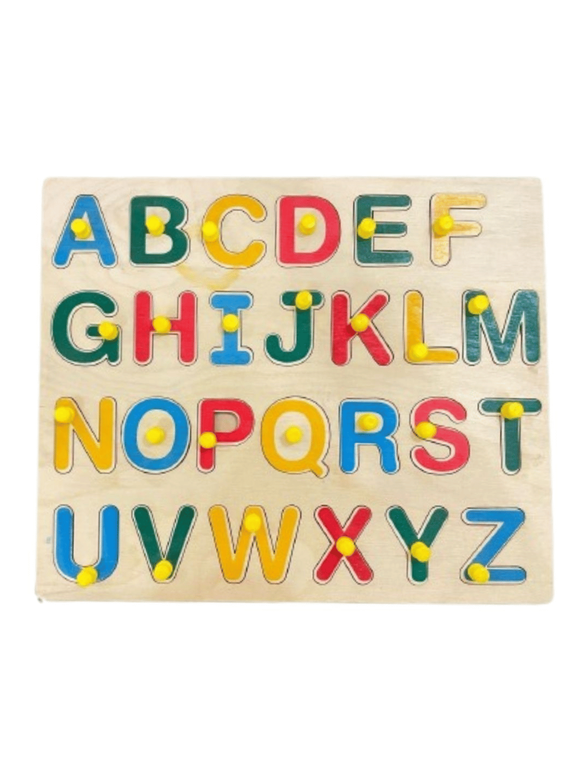     			Zuvoy Wooden Alphabet Puzzle Board with Knobs | ABCD Learning Educational Puzzle Game for Toddlers | Montessori Preschool Activity Toy for Kids Age 2-5 | Return Gift | A to Z Board