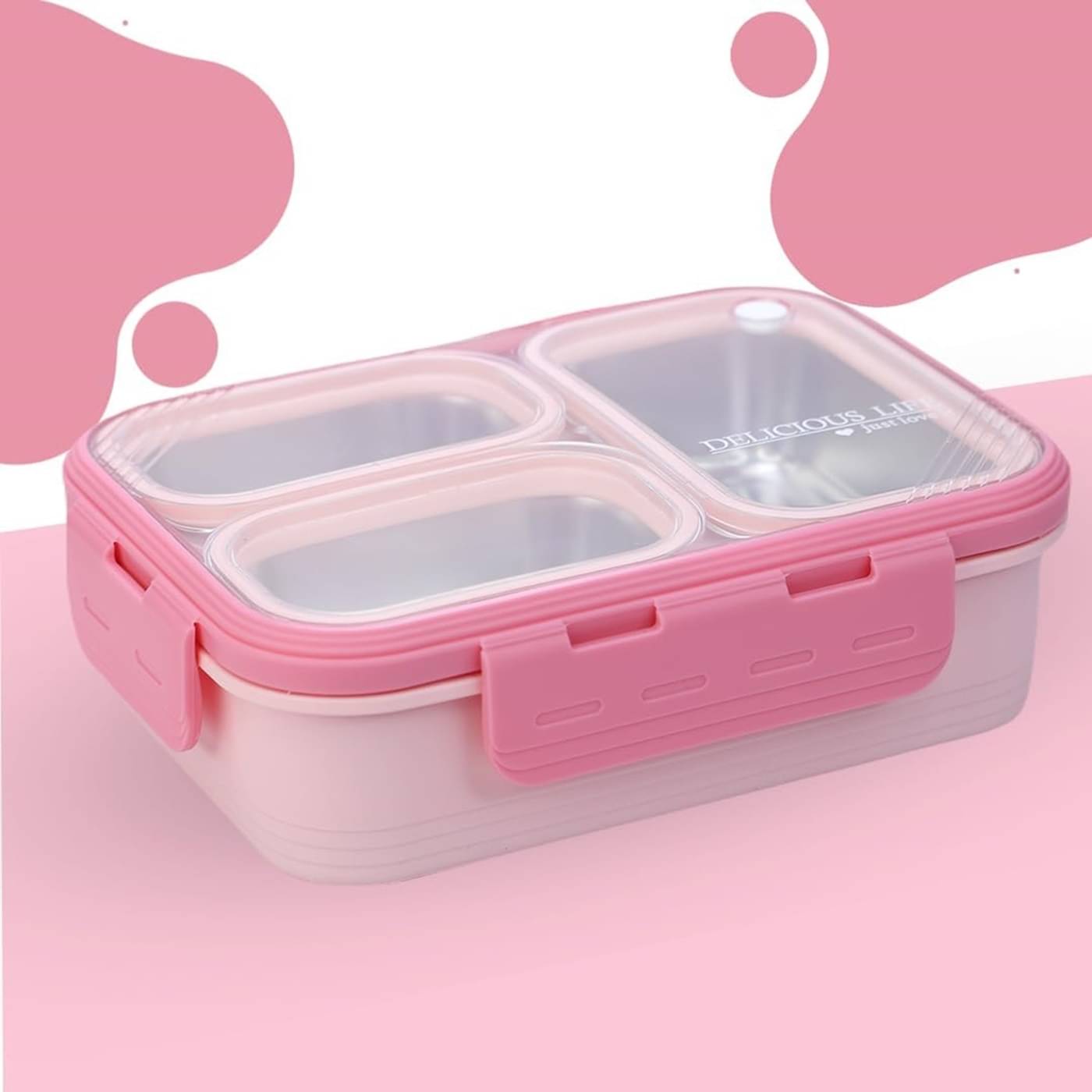 analog kichenware Kids/College/Office Stainless Steel School Lunch Boxes 1 - Container ( Pack of 1 ) analog kichenware Kids/College/Office Stainless Steel School Lunch Boxes 1 - Container ( Pack of 1 )