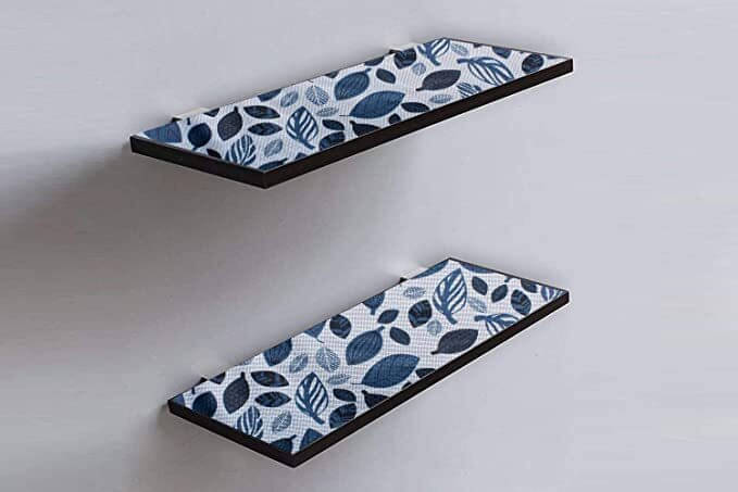     			mopak decor Polyester Solid Fridge Mat & Cover ( 500 45 ) Pack of 1 - Blue