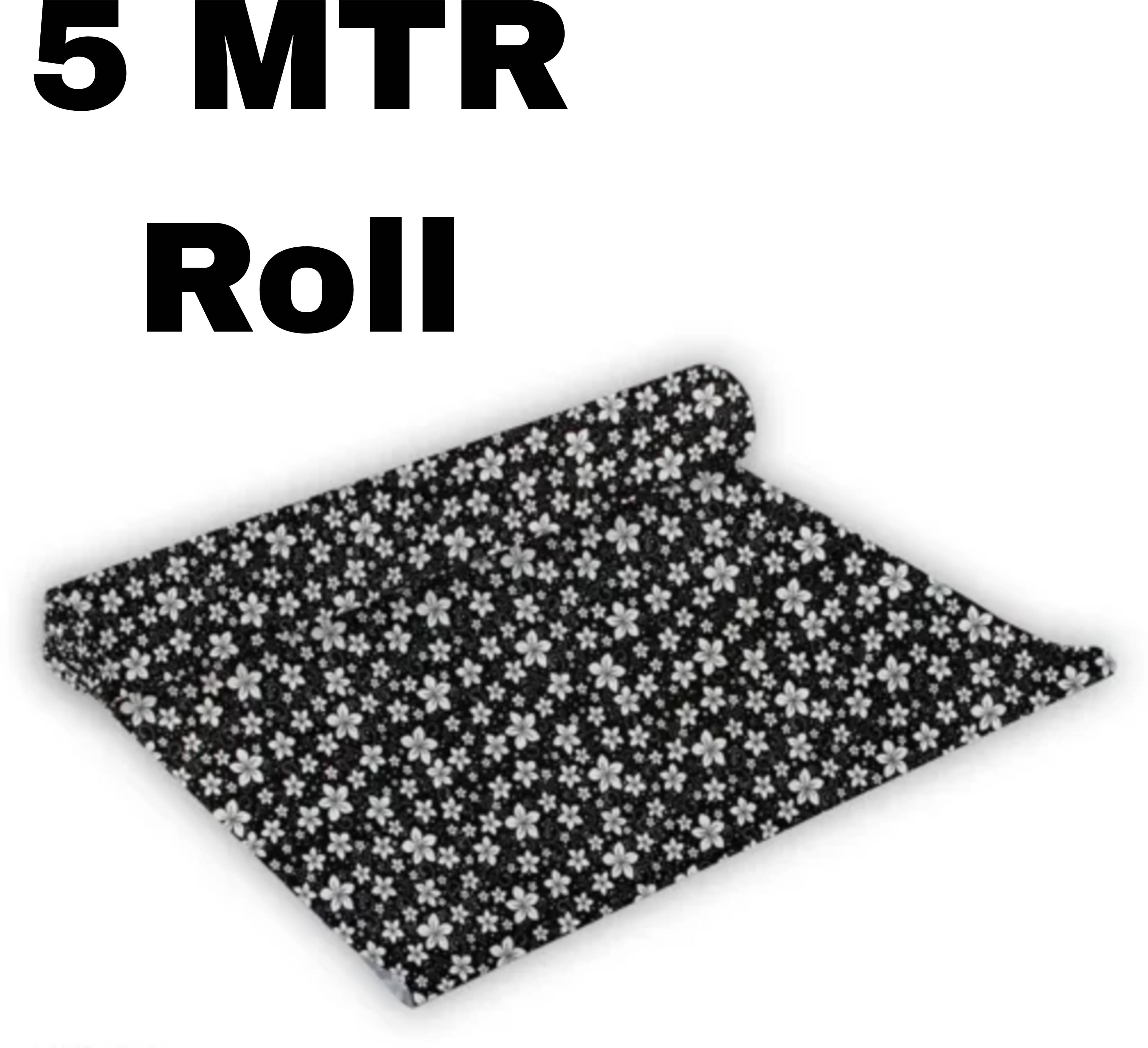     			mopak decor Polyester Solid Fridge Mat & Cover ( 500 45 ) Pack of 1 - Black