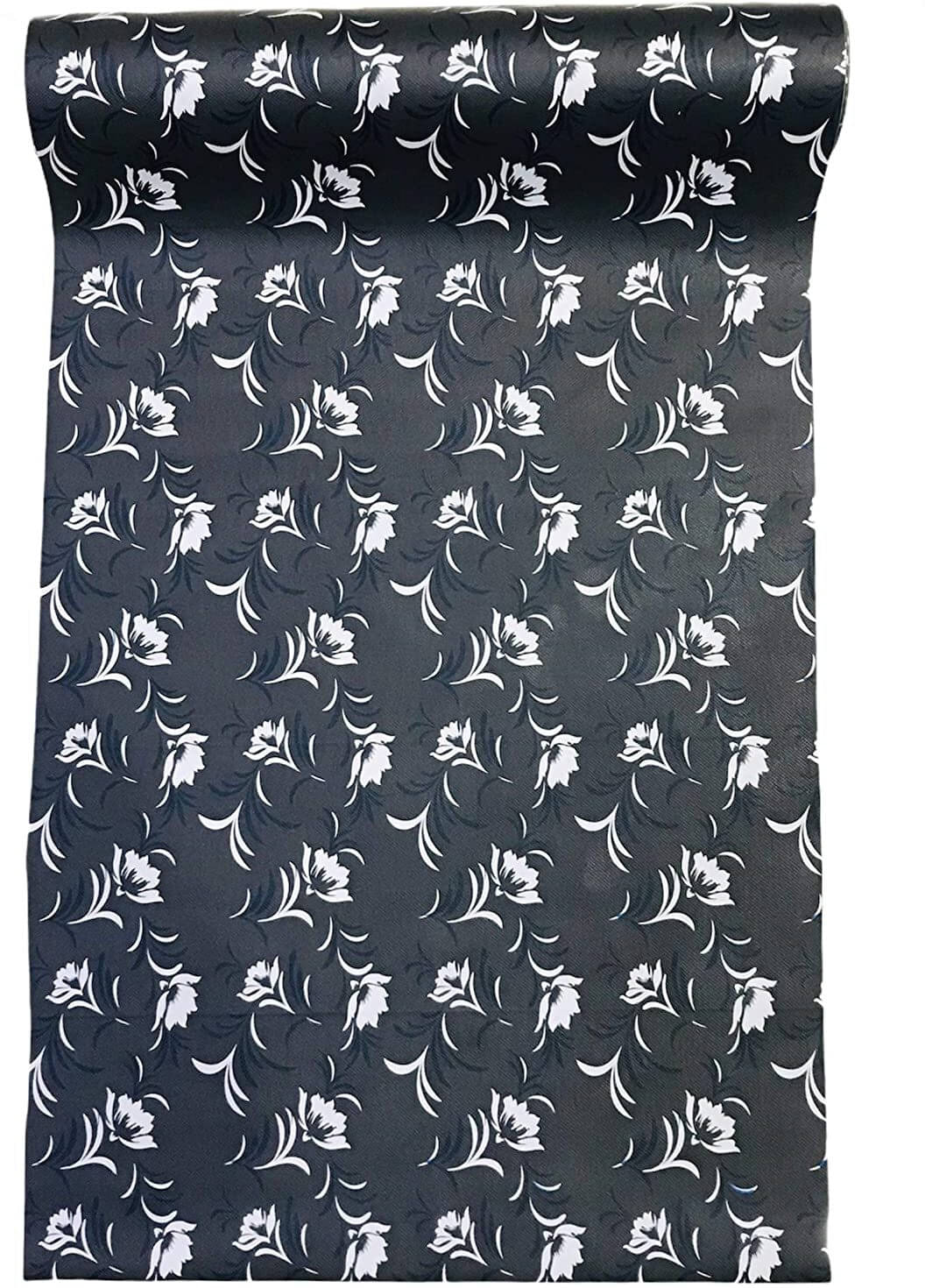     			mopak decor Polyester Solid Fridge Mat & Cover ( 500 45 ) Pack of 1 - Black